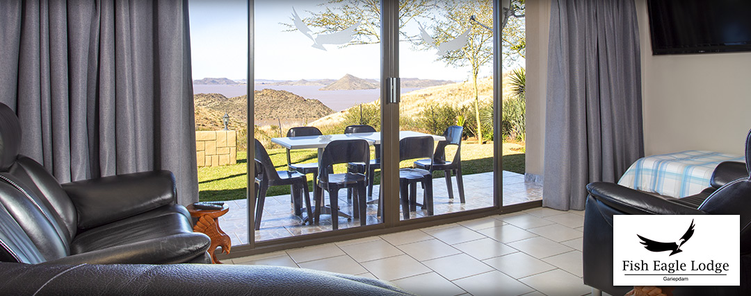Fish Eagle Lodge overlooking Gariepdam